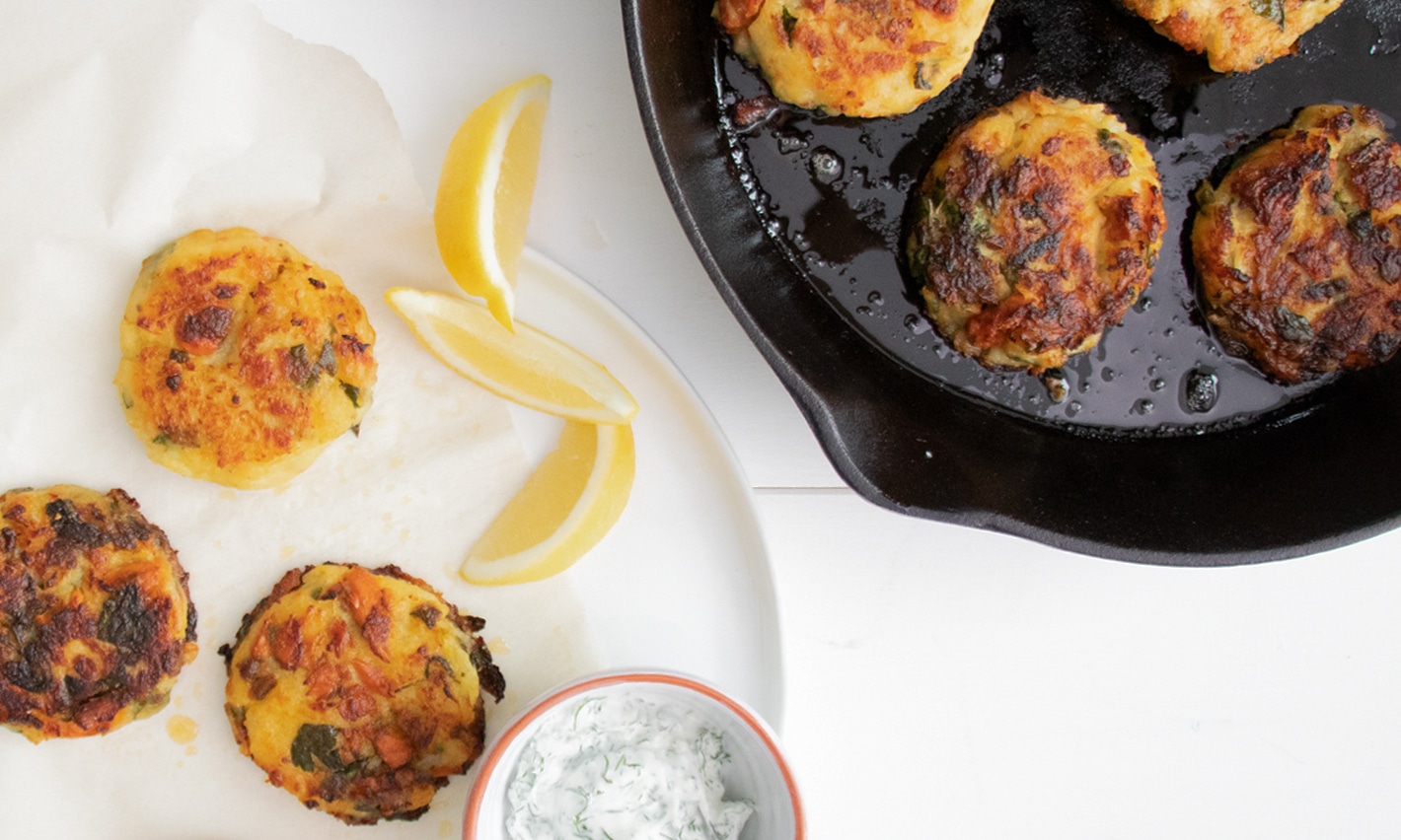 Sockeye Salmon and Potato Cakes