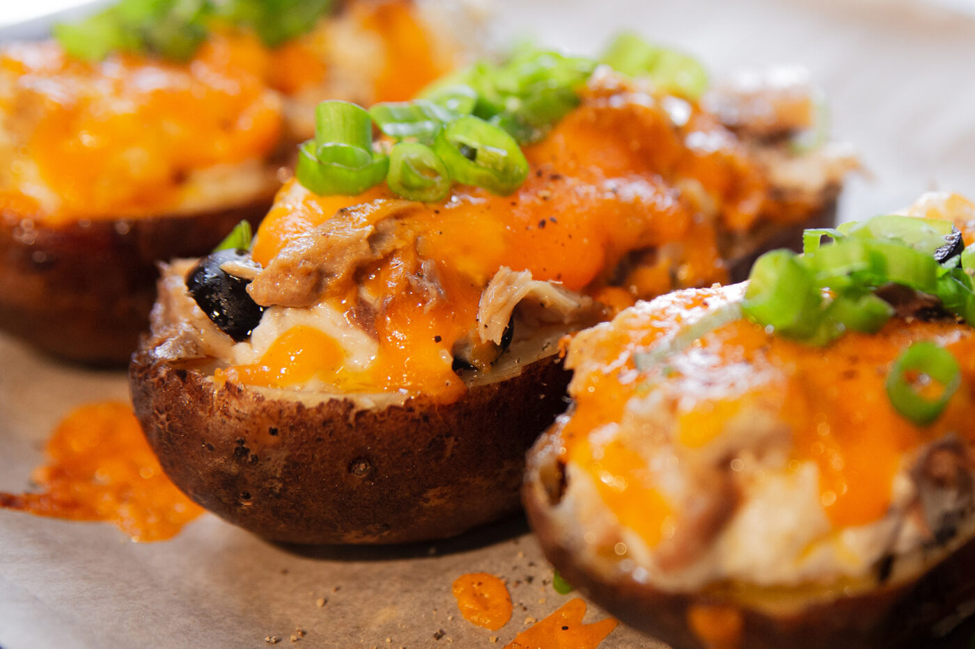 Mackerel Baked Potatoes