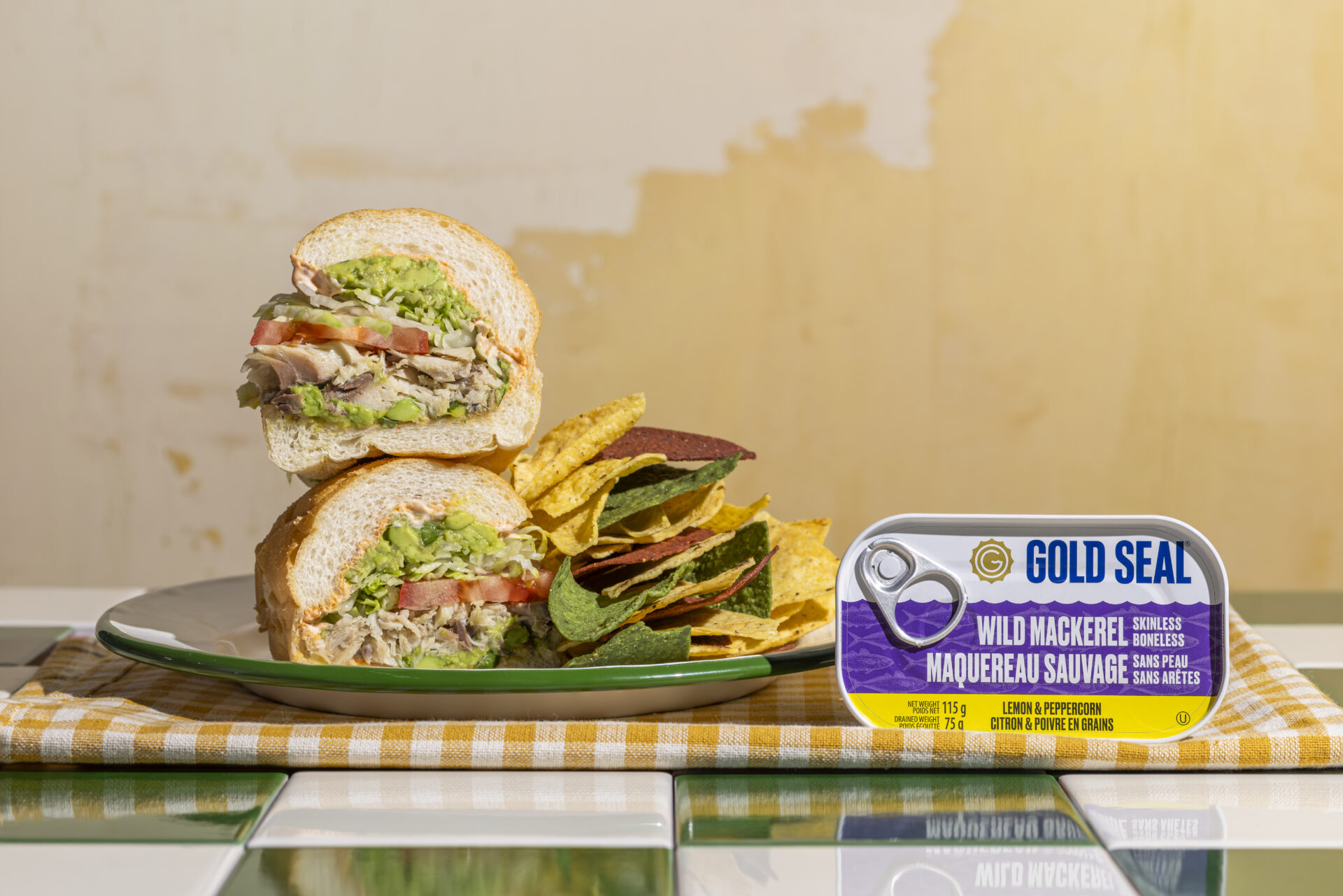 Smashed Avocado and Mackerel Torta 1