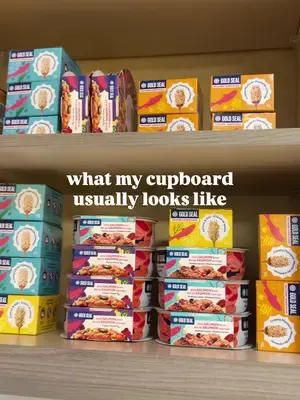 Our DREAM cupboard 😍 #goldsealcanada #salmon #seafood #humour #viral